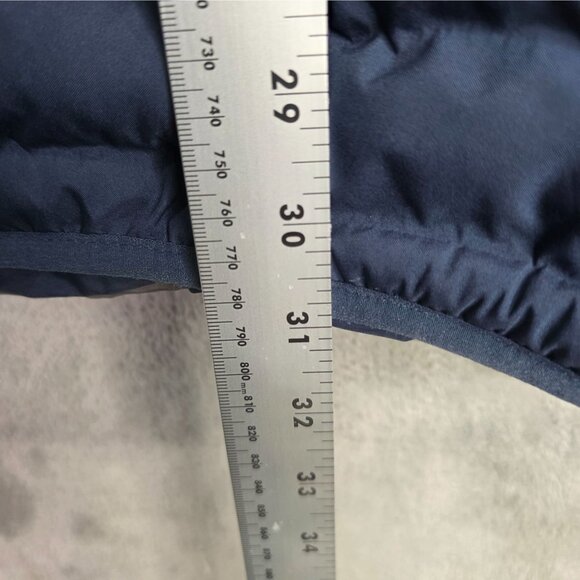 Mens Little Donkey Andy Navy Hooded Puffer Jacket Full Zip Polyester Blend XXXL - Picture 6 of 7